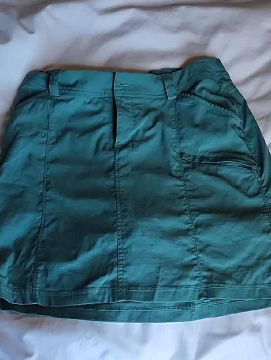 Duluth Trading Co Dresses & Skirts - Duluth Trading Co Teal Mini Skirt/skort